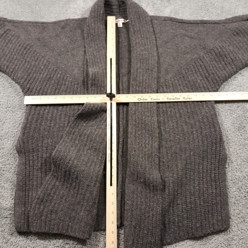 Toad&Co Gray Ribbed Open-Front Cardigan - Picture 7 of 12